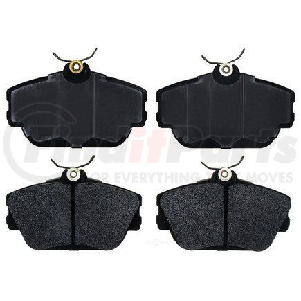 17D598M by ACDELCO - Semi-Metallic Front Disc Brake Pad Set