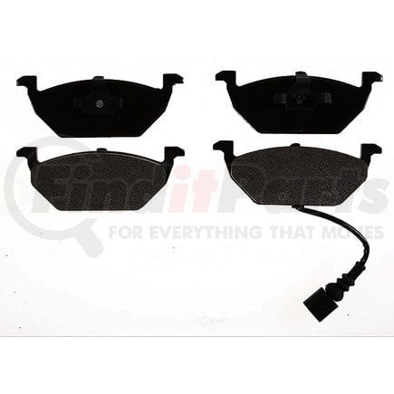 17D768AM by ACDELCO - Semi-Metallic Front Disc Brake Pad Set