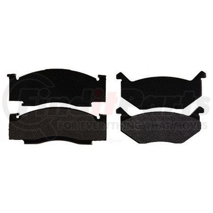 17D84M by ACDELCO - Semi-Metallic Front Disc Brake Pad Set