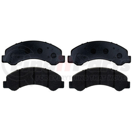 17D826M by ACDELCO - Semi-Metallic Front Disc Brake Pad Set