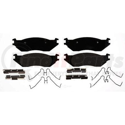 17D1045MH by ACDELCO - Semi-Metallic Front Disc Brake Pad Set