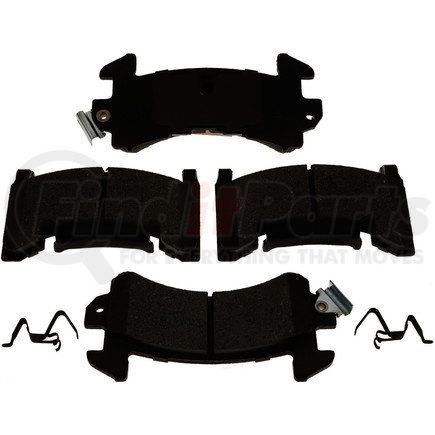 14D154MH by ACDELCO - Semi-Metallic Disc Brake Pad Set