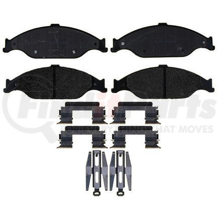 17D804MH by ACDELCO - Semi-Metallic Front Disc Brake Pad Set