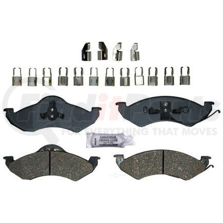 14D746MHF1 by ACDELCO - Semi-Metallic Front Disc Brake Pad Set