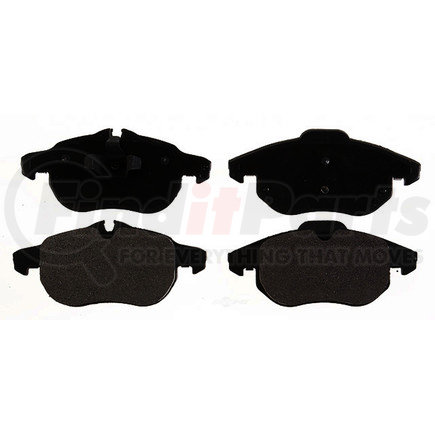17D972M by ACDELCO - Semi-Metallic Front Disc Brake Pad Set
