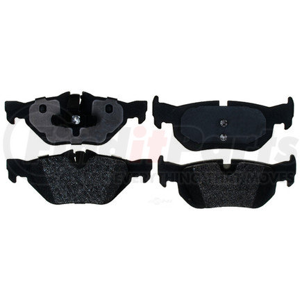 17D1171M by ACDELCO - Semi-Metallic Rear Disc Brake Pad Set