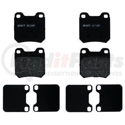 17D709AM by ACDELCO - Semi-Metallic Rear Disc Brake Pad Set