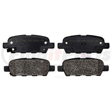 17D905M by ACDELCO - Semi-Metallic Rear Disc Brake Pad Set