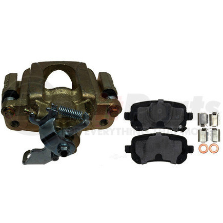18R2637 by ACDELCO - Rear Passenger Side Disc Brake Caliper Assembly with Pads (Loaded)