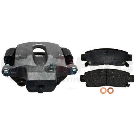 18R2080 by ACDELCO - Rear Passenger Side Disc Brake Caliper Assembly with Pads (Loaded)