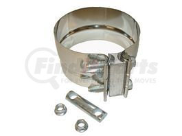 Newstar S-C110 Exhaust Clamp Exhaust Clamp - 3 1/2" Preformed Clamp Aluminized