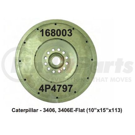 4P4797 by AMS CLUTCH SETS - FLYWHEEL Fits Caterpillar - 3406, 3406E-Flat (10”x15”x113)