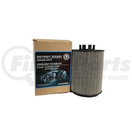 A4722030355 by DETROIT DIESEL - Engine Coolant Filter Kit - 5.96" L, 1.77" ID, 3.66" OD, 50 Micron