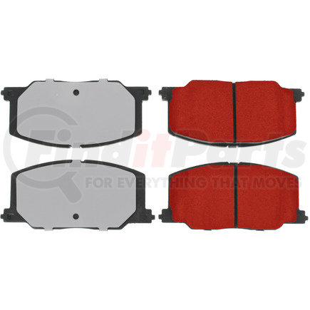 500.03560 by CENTRIC - PQ PRO Disc Brake Pads with Hardware