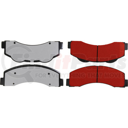 500.14140 by CENTRIC - PQ PRO Disc Brake Pads with Hardware