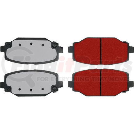 500.15960 by CENTRIC - PQ PRO Disc Brake Pads with Hardware