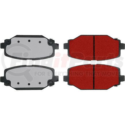 Centric 500.15960 Disc Brake Pad Set PQ PRO Disc Brake Pads with Hardware
