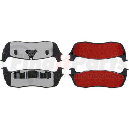 500.07110 by CENTRIC - PQ PRO Disc Brake Pads with Hardware