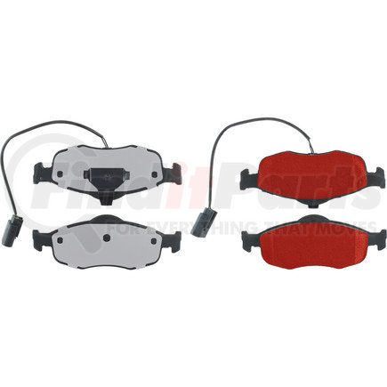 500.08010 by CENTRIC - PQ PRO Disc Brake Pads with Hardware