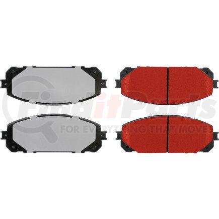 500.18430 by CENTRIC - PQ PRO Disc Brake Pads with Hardware