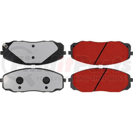 500.1814 by CENTRIC - PQ PRO Disc Brake Pads with Hardware