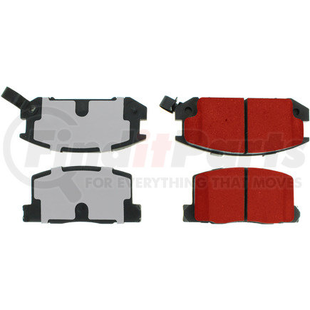 500.0309 by CENTRIC - PQ PRO Disc Brake Pads with Hardware