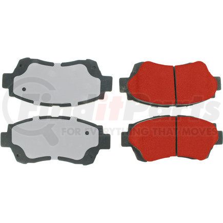 500.04760 by CENTRIC - PQ PRO Disc Brake Pads with Hardware