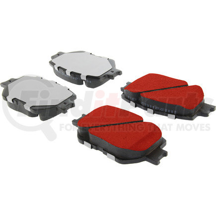 500.1733 by CENTRIC - PQ PRO Disc Brake Pads with Hardware