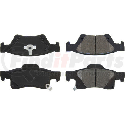308.14980 by CENTRIC - Street Brake Pads Rear with Shims