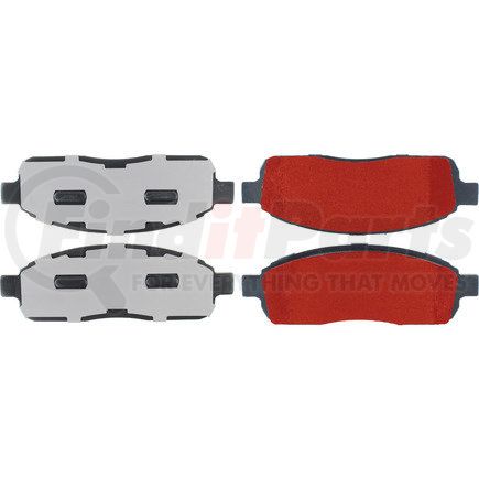 500.10110 by CENTRIC - PQ PRO Disc Brake Pads with Hardware