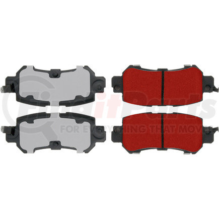 500.16240 by CENTRIC - PQ PRO Disc Brake Pads with Hardware