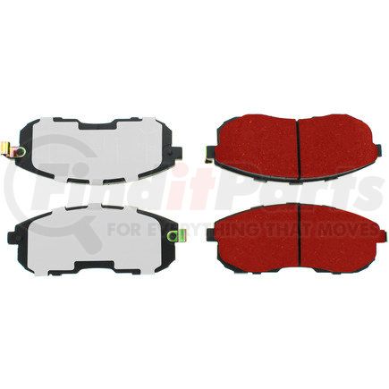 500.08151 by CENTRIC - PQ PRO Disc Brake Pads with Hardware