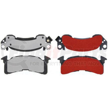 Centric 500.01530 Disc Brake Pad Set PQ PRO Disc Brake Pads with Hardware