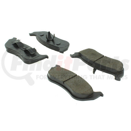 106.08810 by CENTRIC - Posi Quiet Extended Wear Brake Pads with Shims and Hardware