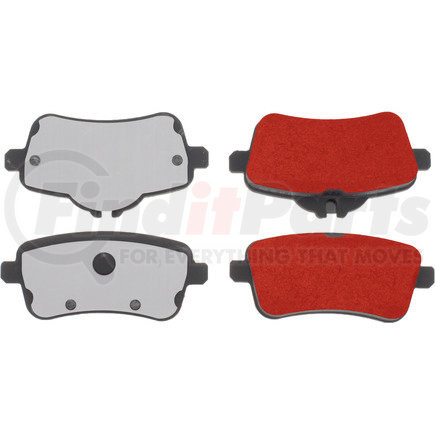500.16300 by CENTRIC - PQ PRO Disc Brake Pads with Hardware