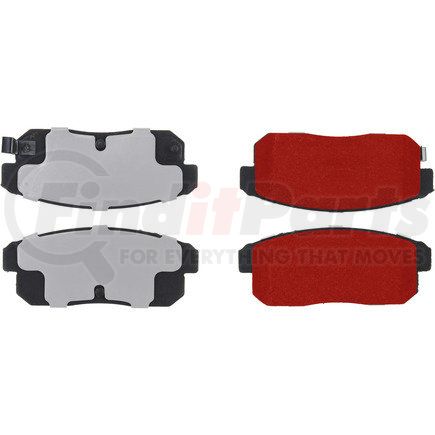 500.1008 by CENTRIC - Disc Brake Pad Set - for 2004-2011 Mazda RX-8