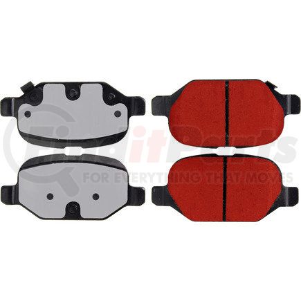 500.15690 by CENTRIC - PQ PRO Disc Brake Pads with Hardware