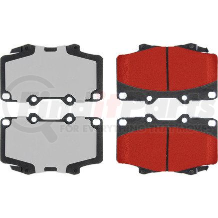 500.05021 by CENTRIC - PQ PRO Disc Brake Pads with Hardware