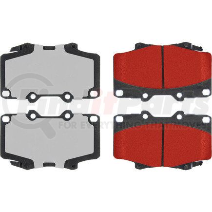 500.05021 by CENTRIC - PQ PRO Disc Brake Pads with Hardware