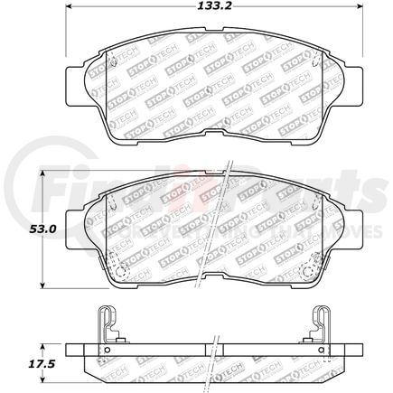 308.05620 by CENTRIC - StopTech Street Brake Pad