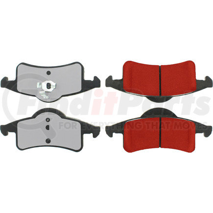 500.0791 by CENTRIC - PQ PRO Disc Brake Pads with Hardware