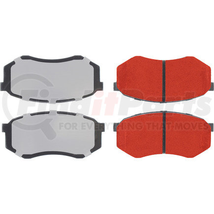 500.03890 by CENTRIC - PQ PRO Disc Brake Pads with Hardware