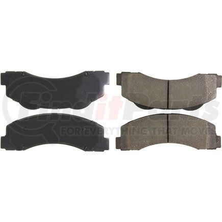 Centric 305.14140 Disc Brake Pad Set Street Slect Brake Pads with Hardware