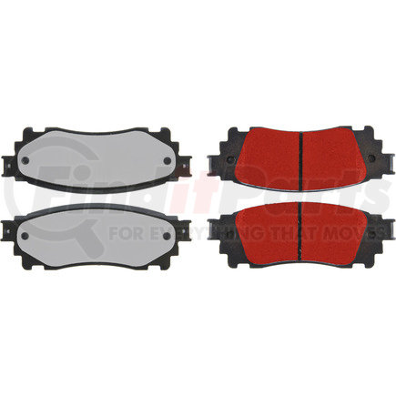 500.18050 by CENTRIC - PQ PRO Disc Brake Pads with Hardware