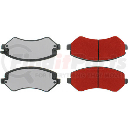 Centric 500.08560 Disc Brake Pad Set PQ PRO Disc Brake Pads with Hardware