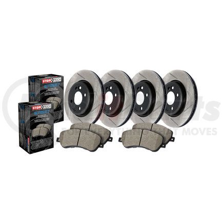 934.47031 by CENTRIC - Street Axle Pack, Slotted, 4 Wheel