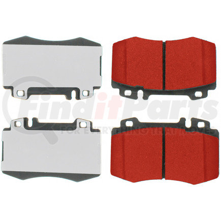 500.08470 by CENTRIC - PQ PRO Disc Brake Pads with Hardware