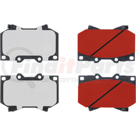 500.08120 by CENTRIC - PQ PRO Disc Brake Pads with Hardware