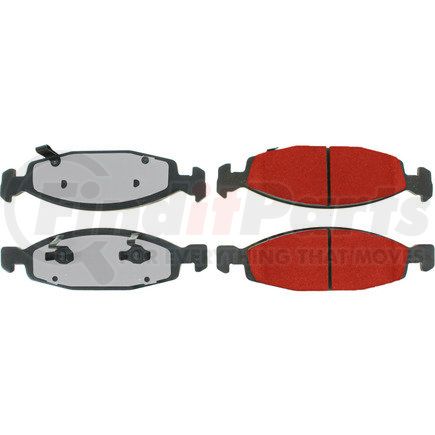 500.079 by CENTRIC - PQ PRO Disc Brake Pads with Hardware