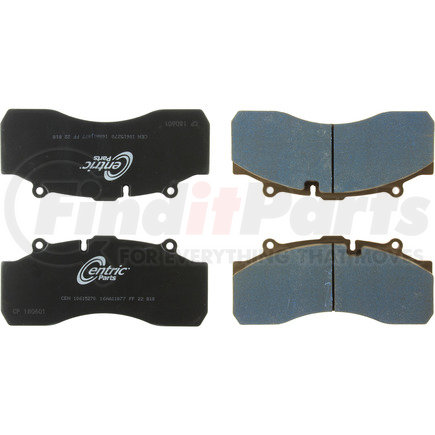 106.15270 by CENTRIC - Posi Quiet Heavy Duty 23K Pad Air Disc Haldex Modulx DB22 Mark IV